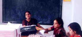 The staff room of the college